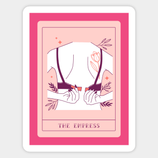 Cute Pink Tarot Card Sticker